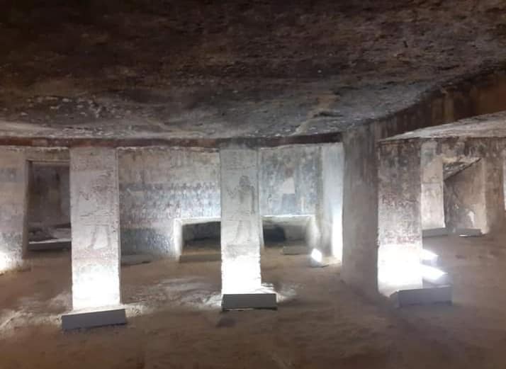 Felsgräber von Meir bei Assiut in Ägypten