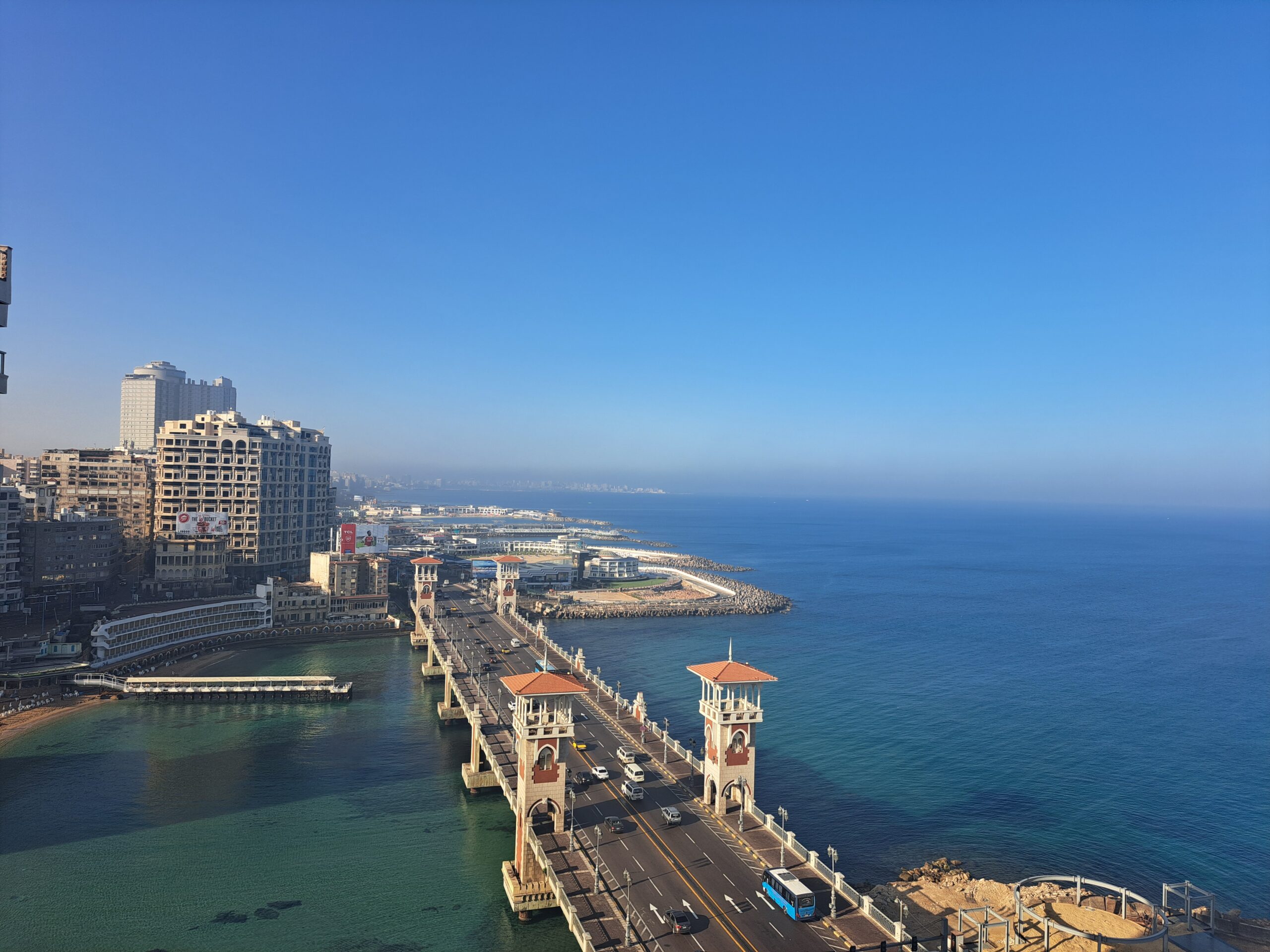 Stanley Bridge in Alexandria am Mittelmeer, Ägypten